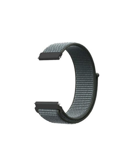 8849GR22 Υφασμάτινο Λουράκι Γκρι 22mm