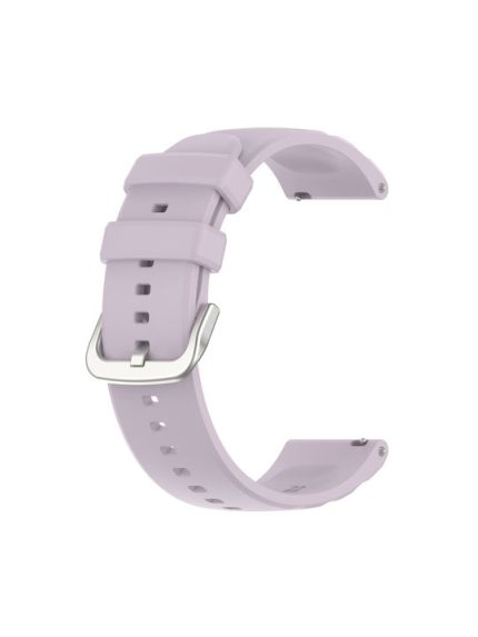 For Amazfit GTR 4 22mm Silicone Watch Band(Taro Purple)
