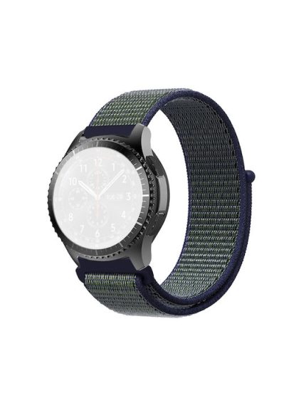 Nylon Velcro Λουράκι Υφασμάτινο Deep Fog Grey (Huawei Watch GT3 (46mm))