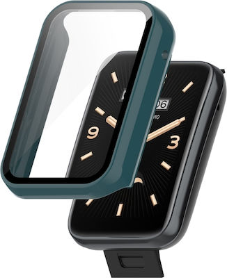 5122060a-573f-401f-a07d-39e9d640734d_0.jpg Για Xiaomi Mi Band 7 Pro PC+ σκληρυμένη μεμβράνη Πλήρως κλειστή προστατευτική θήκη ρολογιού (πράσινη) - Image 1