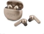 Guess GUTWS1CGO In-ear Bluetooth Handsfree Ακουστικά με Θήκη Φόρτισης Χρυσά