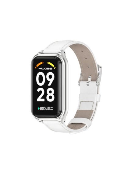 Redmi Λουράκι Δερμάτινο Λευκό (Redmi Band 2)