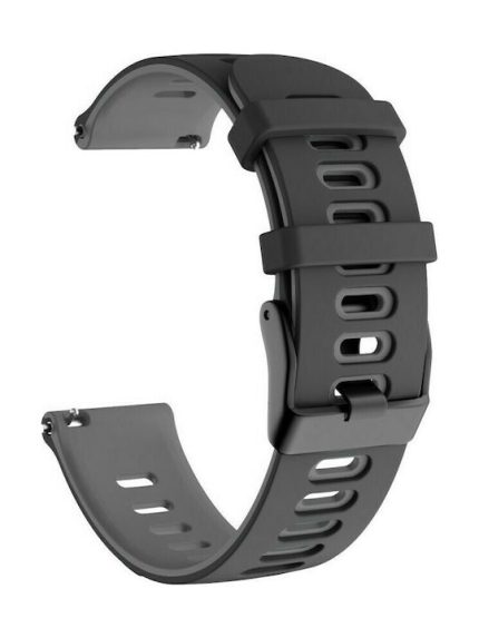 Dual-color λουράκι σιλικόνης για το Samsung Galaxy Watch 4 (40mm)/(44mm) / Samsung Galaxy Watch 4 classic (42mm) /(46mm)- Black/Grey
