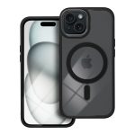 Color Edge Mag Cover συμβατό με MagSafe για IPHONE 15 μαύρο