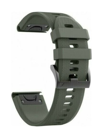 Ανταλλακτικό λουράκι QuickFit Garmin Fenix 3/5x/3HR/5X Plus/6x/6x Pro/7x Textured Khaki (26mm) ΟΕΜ