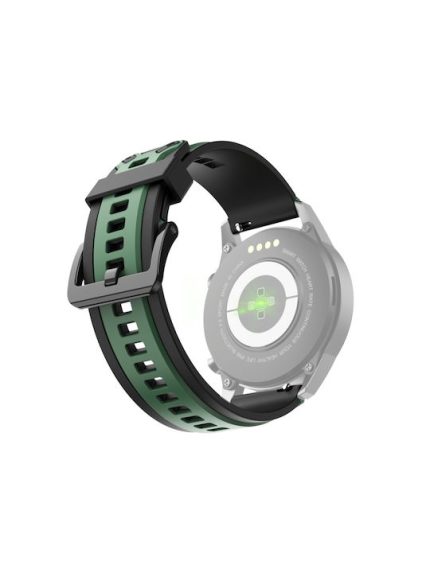 Λουράκι Armor Dual Color Αmazfit GTR 2e 46mm / GTR 46 - Army Green