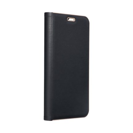 LUNA Book Gold θήκη για IPHONE 15 μαύρη
