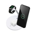 Ασύρματος Φορτιστής (Qi Pad) 25W Λευκός (X970 Wireless / Magsafe 3in1)