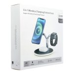 Ασύρματος Φορτιστής (Qi Pad) 25W Λευκός (X970 Wireless / Magsafe 3in1) - Image 6