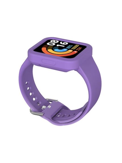Λουράκι Σιλικόνης Για Xiaomi Redmi Watch 2 Lite (ανοιχτό μωβ)