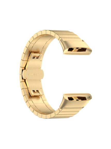 For Xiaomi Redmi Watch 3  One-bead Steel Metal Watch Band(Gold)
