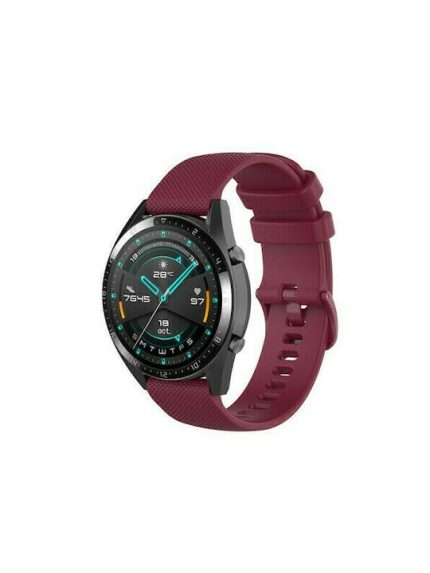 Silicone Λουράκι Dot Texture Amazfit GTS / GTS 2 / GTS 2 mini / GTS 2e- Wine Red