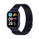 Για Redmi Watch 3 Active 2 in 1 Milan Metal Band Watch with Watch Frame (Midnight Blue)