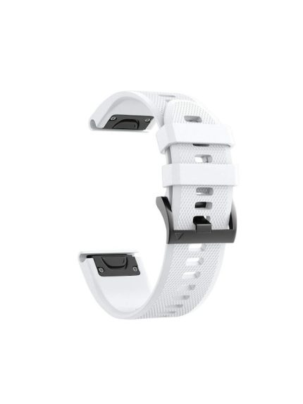 Για Garmin Fenix ​​7s 20mm Silicone Watch Band (Λευκό)