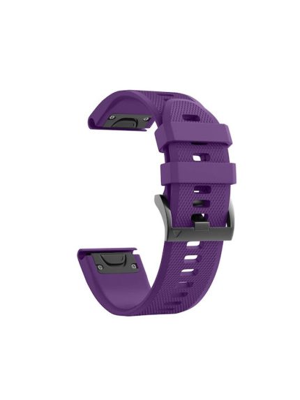 Για Garmin Fenix ​​7s 20mm Silicone Watch Band (Purple)