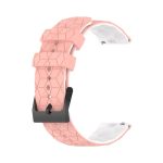Λουράκι σιλικόνης Football Pattern Two-Color για το Galaxy Watch 42mm (Pink+White)