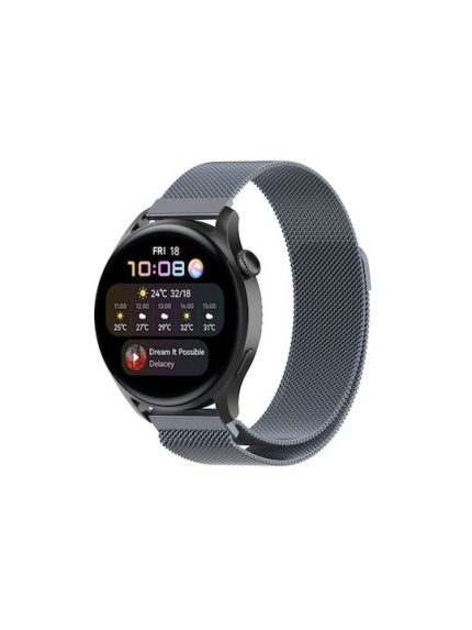 Λουράκι Stainless Steel Milanese Amazfit Stratos 2s/3- Grey