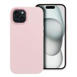 Θήκη FRAME για IPHONE 15, ροζ πούδρα