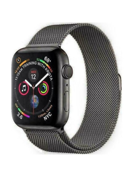 OEM MILANESE LOOP ΓΙΑ APPLE WATCH 42-44-45 MM (SPACE GREY)