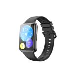 Για Huawei Watch Fit 2 Solid Color Silicone Watch Band (Μαύρο)