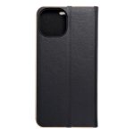 LUNA Book Gold θήκη για IPHONE 15 μαύρη - Image 3