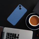 Silicone Mag Cover συμβατό με MagSafe για IPHONE 15 μπλε - Image 2