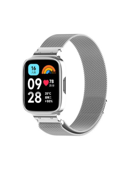 Λουράκι Ανοξείδωτο Ατσάλι Γκρι  (Redmi Watch 3 Active)