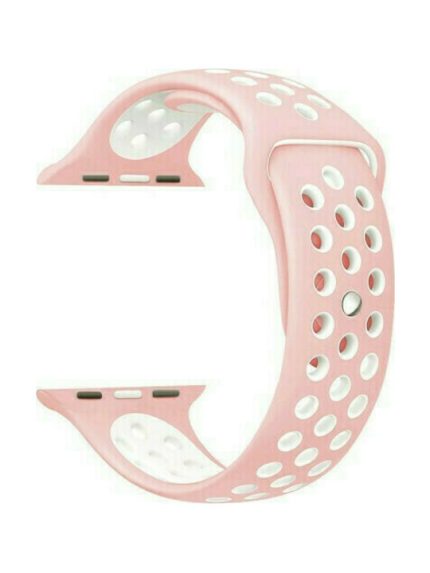 Tactical Λουράκι Σιλικόνης Pink/White (Apple Watch 38/40/41mm)
