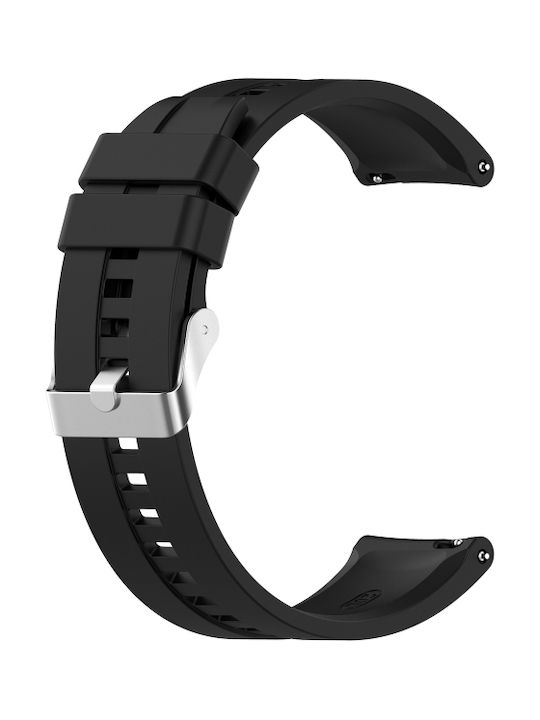 6aabe811-6db3-4c9e-9fa9-79427ccd27b0_0.jpg Quickfit Sport Λουράκι Σιλικόνης Μαύρο (Amazfit GTR 47mm) - Image 1