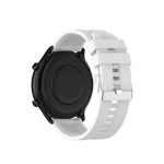 For Amazfit GTR 2e / GTR 2 22mm Silicone Watch Band with Silver Buckle(White)