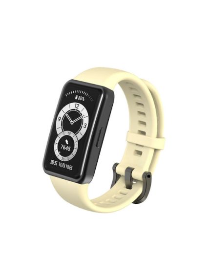 Για Huawei Band 6 Silicone Watch Band (Quicksand Gold)