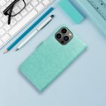 Θήκη MEZZO Book για IPHONE 15 πράσινη μάνταλα - Image 2