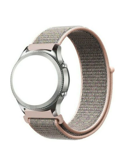 Simple Nylon Braided Λουράκι Powder Sand 22mm (Galaxy Watch (46mm) / Gear S3/Huawei Watch GT / GT2 (46mm))