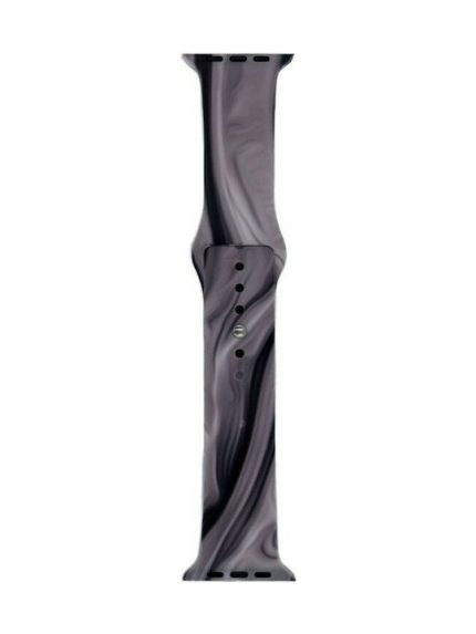 SILICONE ΛΟΥΡΑΚΙ ΓΙΑ APPLE WATCH ΜΕ ΣΧΕΔΙΟ MAUVE MARBLE 38-40-41MM