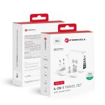 Forcell Multifunction 4in1 Wireless Power Bank 8000mAh 15W με 2 Θύρες USB-A και Θύρα USB-C Λευκό - Image 3