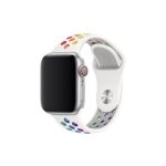 Devia Sport Series 2 Λουράκι Σιλικόνης με Pin Λευκό (Apple Watch 42/44/45mm)