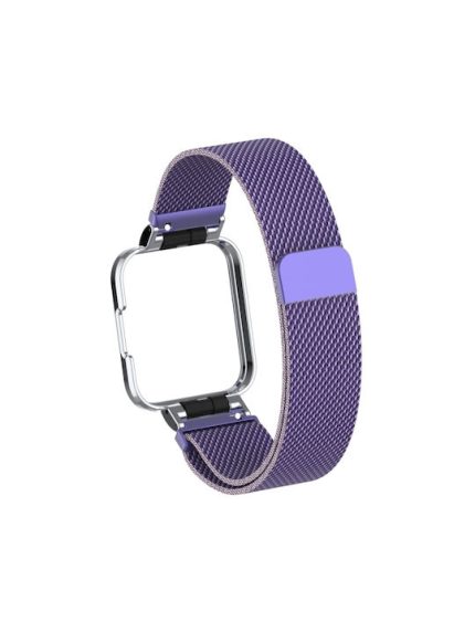 Για Xiaomi Redmi Watch 2 Milanese Magnetic Metal Watchband (Purple)