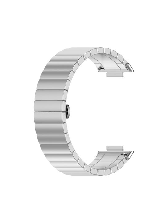 74018510-d93b-44e9-8aa3-2d62a1d94fea_0.jpg For Huawei Watch Fit 2 One-bead Metal Stainless Steel Watch Band ΑΣΗΜΙ - Image 1