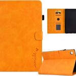 Για Huawei MatePad T 10 / T 10s / Honor Pad 6 / X6 Embossed Smile Flip Tablet Δερμάτινη θήκη (Khaki)
