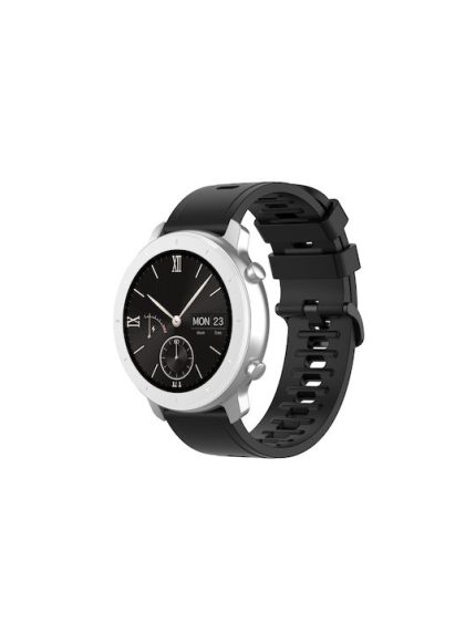 For Xiaomi MI Watch Sport 22mm Solid Color Soft Silicone Watch Band(Black)For Xiaomi MI Watch S1   For Xiaomi MI Watch Color 2   For Xiaomi MI Watch Sport   For Xiaomi MI Watch Color   For Xiaomi MI Watch S1 Pro