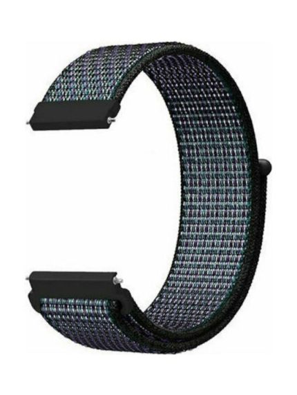 QuickFit Nylon Λουράκι Υφασμάτινο Γκρι (Galaxy Watch (46mm) / Gear S3Huawei Watch 3 / Huawei Watch GT 2 Pro)