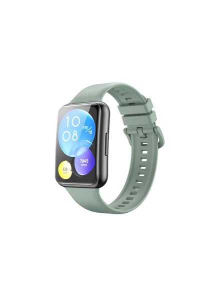 Buckle Λουράκι Σιλικόνης Πράσινο (Huawei Watch Fit 2)
