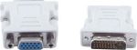 Powertech Μετατροπέας DVI-I male σε VGA female Λευκό (CAB-G019) - Image 2