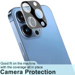 imak Integrated Rear Camera Lens Tempered Glass Film with Lens Cap Black Version For iPhone 13 Pro / 13 Pro - Image 2