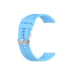 Για Amazfit GTS 2e / GTS 2 Ανταλλακτικό λουράκι σιλικόνης 20 mm με ασημί αγκράφα (Sky Blue)For Amazfit GTS 4   For Amazfit GTS 3   For Amazfit GTS 2E   For Amazfit GTS 2 Mini   For Amazfit GTS 2   For Amazfit GTS   For Amazfit GTR 42mm   For Amazfit Pop P