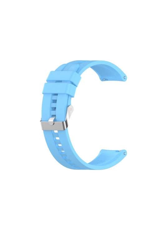 79d0b0c5-5807-4f33-a0eb-7a7c25e565a2_0.jpg Για Amazfit GTS 2e / GTS 2 Ανταλλακτικό λουράκι σιλικόνης 20 mm με ασημί αγκράφα (Sky Blue)For Amazfit GTS 4 For Amazfit GTS 3 For Amazfit GTS 2E For Amazfit GTS 2 Mini For Amazfit GTS 2 For Amazfit GTS For Amazfit GTR 42mm For Amazfit Pop P - Image 1