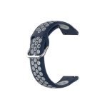 Για Huawei Watch 3 / 3 Pro 22mm Sport Δίχρωμη ζώνη ρολογιών σιλικόνης (Μπλε γκρι)Εφαρμοσμένα μοντέλα: κατάλληλα για Huawei Watch 3, Watch 3 Pro, Watch GT2 pro, Watch GT2 pro ECG, Watch GT 2e, Watch GT (42mm, 46mm), Watch GT2 46mm , Honor Watch GS PRO, Hon