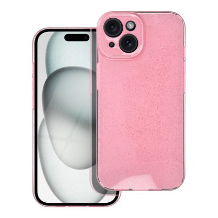 CLEAR CASE 2mm BLINK για IPHONE 15 ροζ