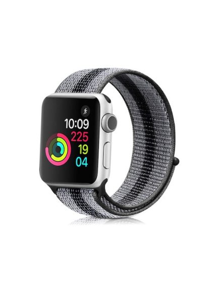 Loop Λουράκι Υφασμάτινο Μαύρο (Apple Watch Ultra 49mm)