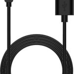 For Xiaomi Mi Band 7 Pro / Redmi Watch 2 USB Magnetic Charging Cable, Length:55cm  ΜΑΥΡΟ